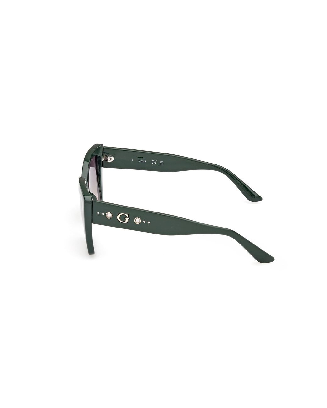 Guess Black Gu00162 96B Sunglasses Injected Smoke Butterfly Normal