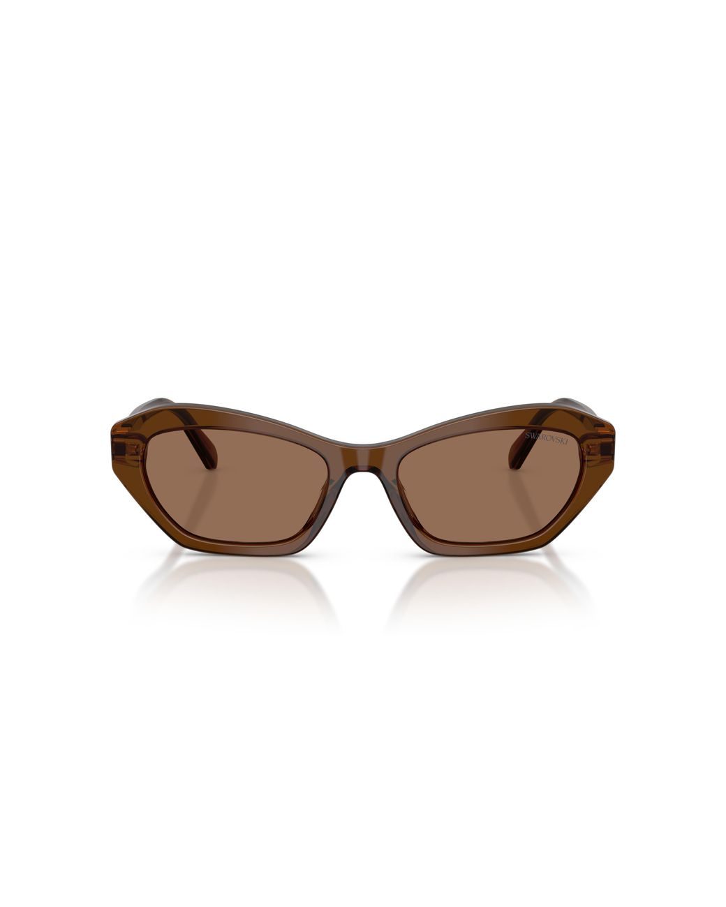 Swarovski Black Sk6048 108473 Sunglasses Acetate Cat Eye Normal
