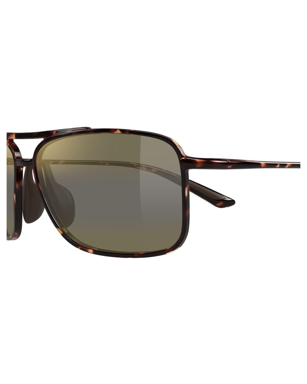 Maui Jim Black Mj0437S 002 Occhiali Da Sole Iniettato Bronzo Squadrata