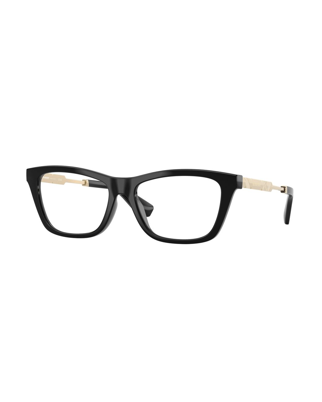 Burberry Black Be2442U 3001 Optical Frames Injected Squared Normal