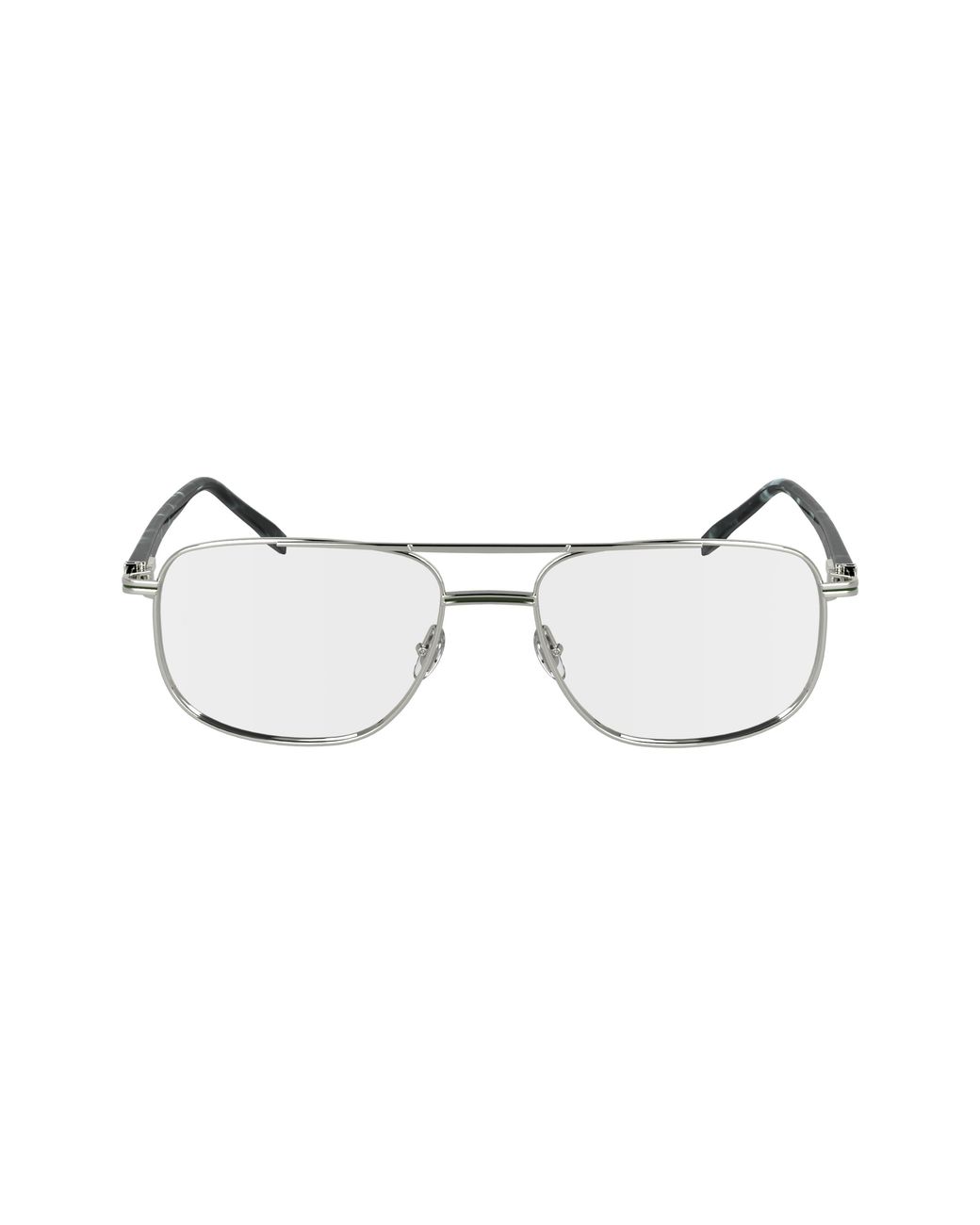 Lacoste Black L2302 045 Optical Frames Metal Squared Normal for men
