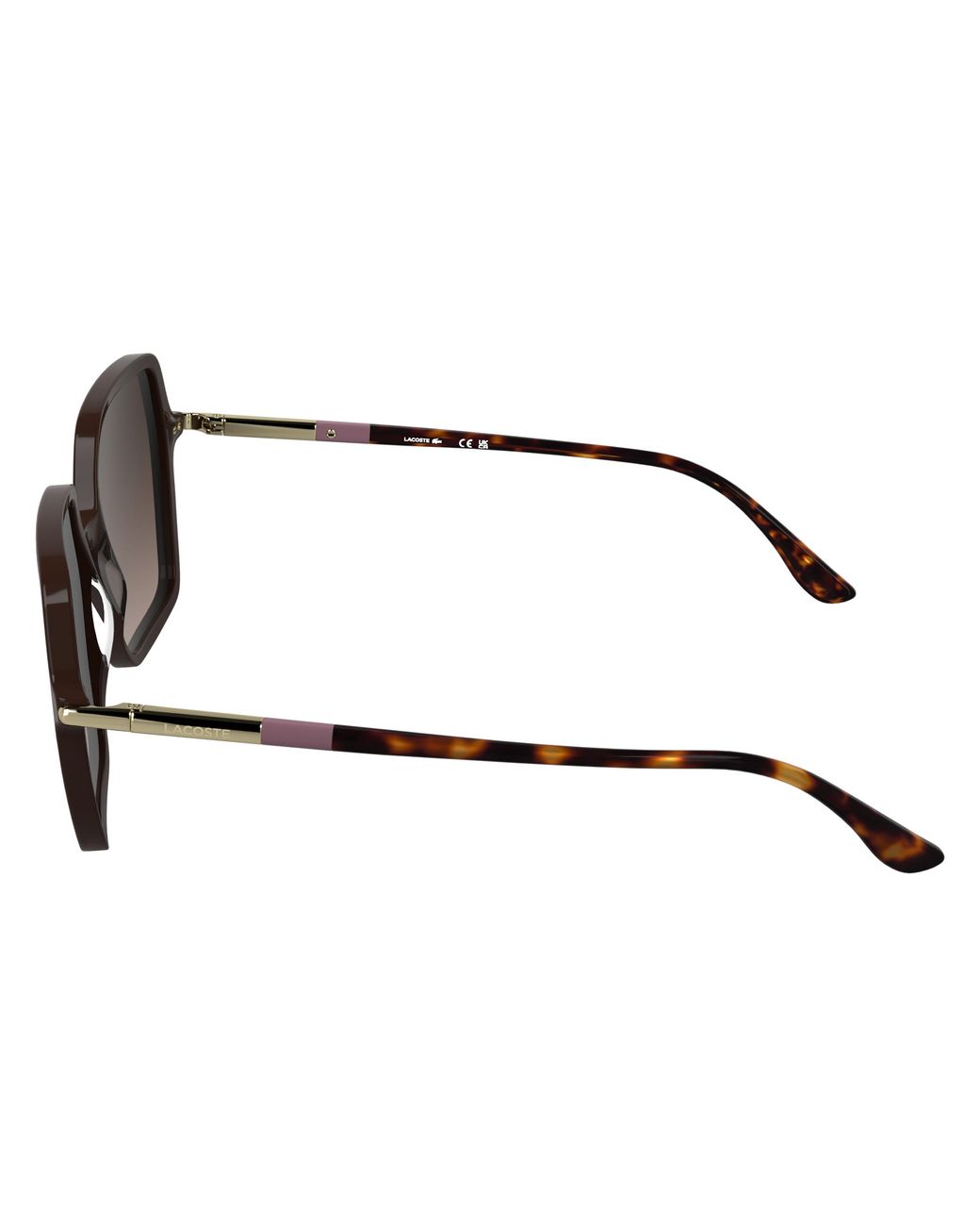Lacoste Black L6079S 601 Sunglasses Acetate Squared Normal Shaded