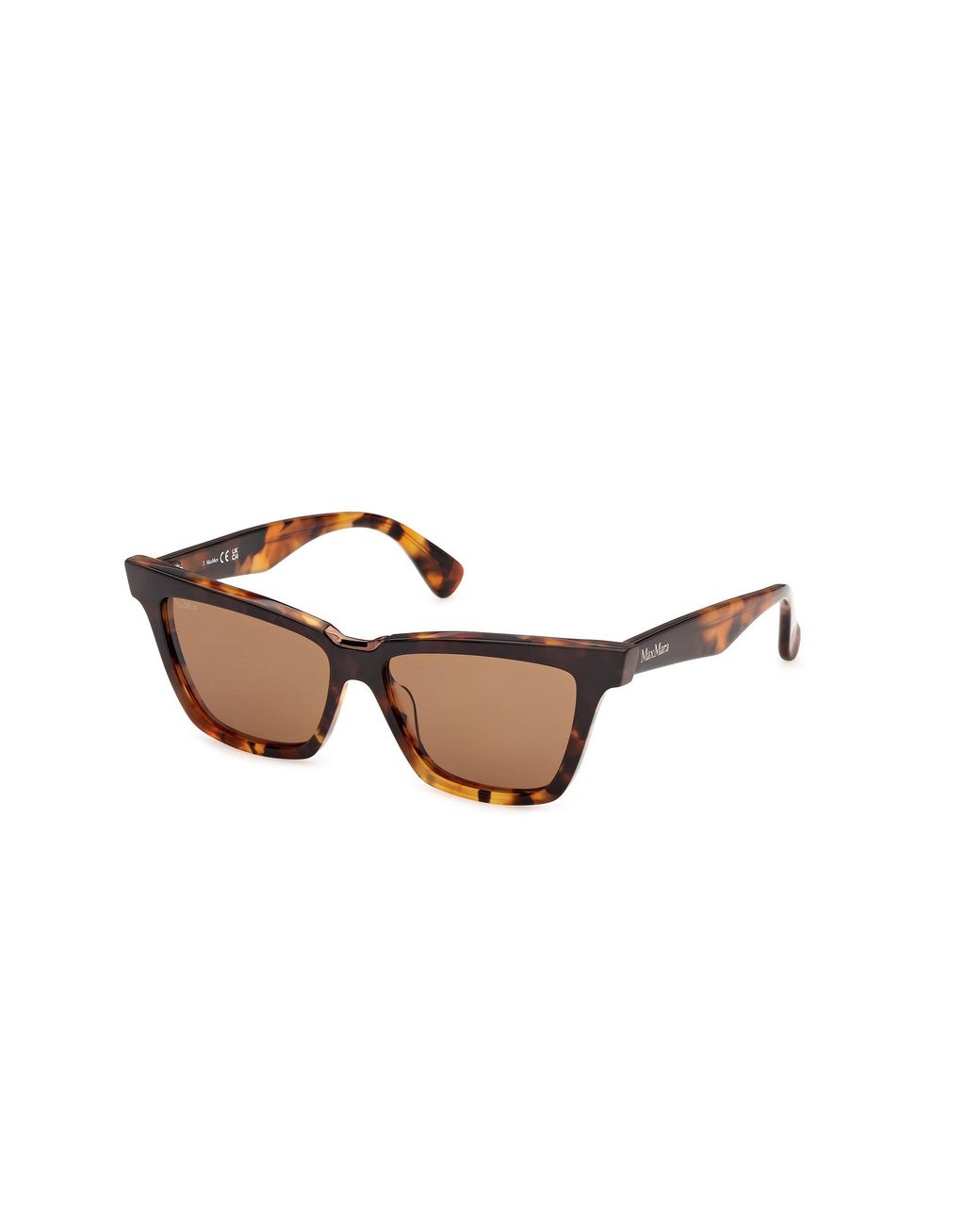 Max Mara Black Mm0212 56E Sunglasses Acetate Cat Eye Normal