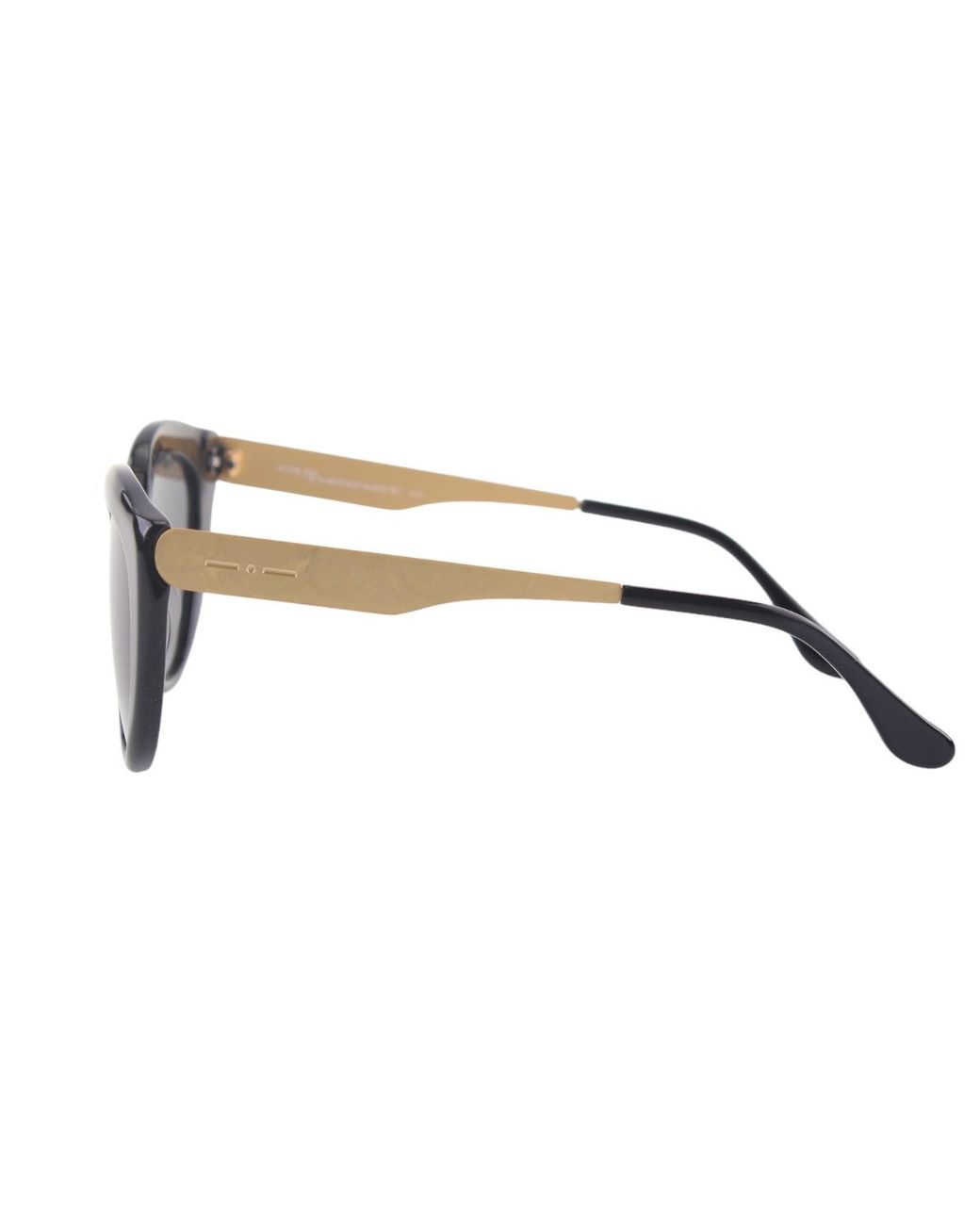 Italia Independent Black I-Light Metal 0805 009.Ace Outlet Sunglasses Acetate Cat Eye