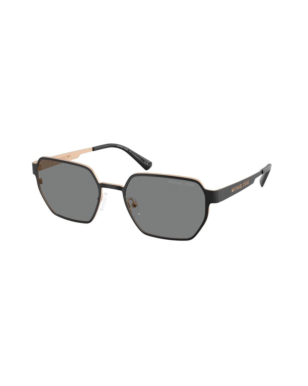 Michael Kors Black Mk1183 Madagascar 100587 Sunglasses Metal Geometric Normal for men