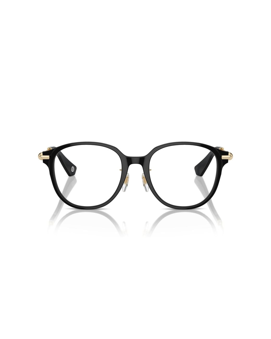 Burberry Black Be2412D 3001 Optical Frames Acetate Round Normal