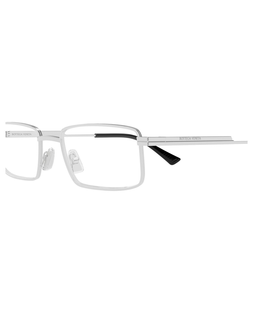 Bottega Veneta Black Bv1467O 004 Optical Frames Metal Transparent Squared