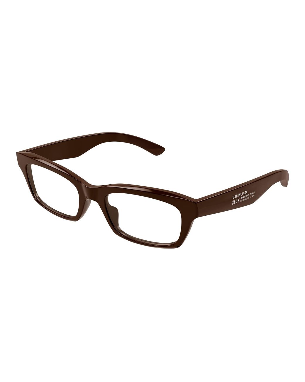 Balenciaga Black Bb0427O 005 Optical Frames Acetate Transparent Squared for men