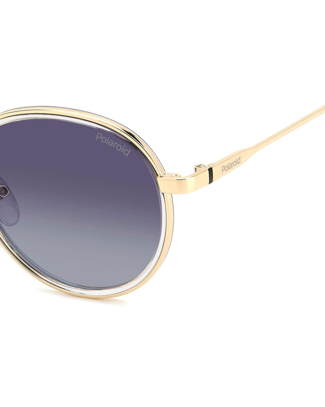 Polaroid Black Pld 4173/G/S/X 2F7/Wj Sunglasses Metal Round Polarized Shaded
