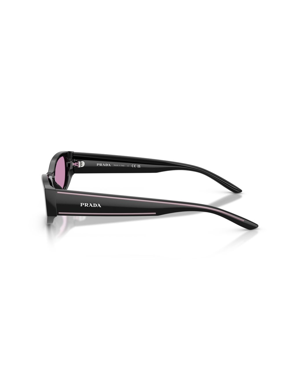 Prada Black Pr D22S 16K30G Sunglasses Acetate Squared Normal