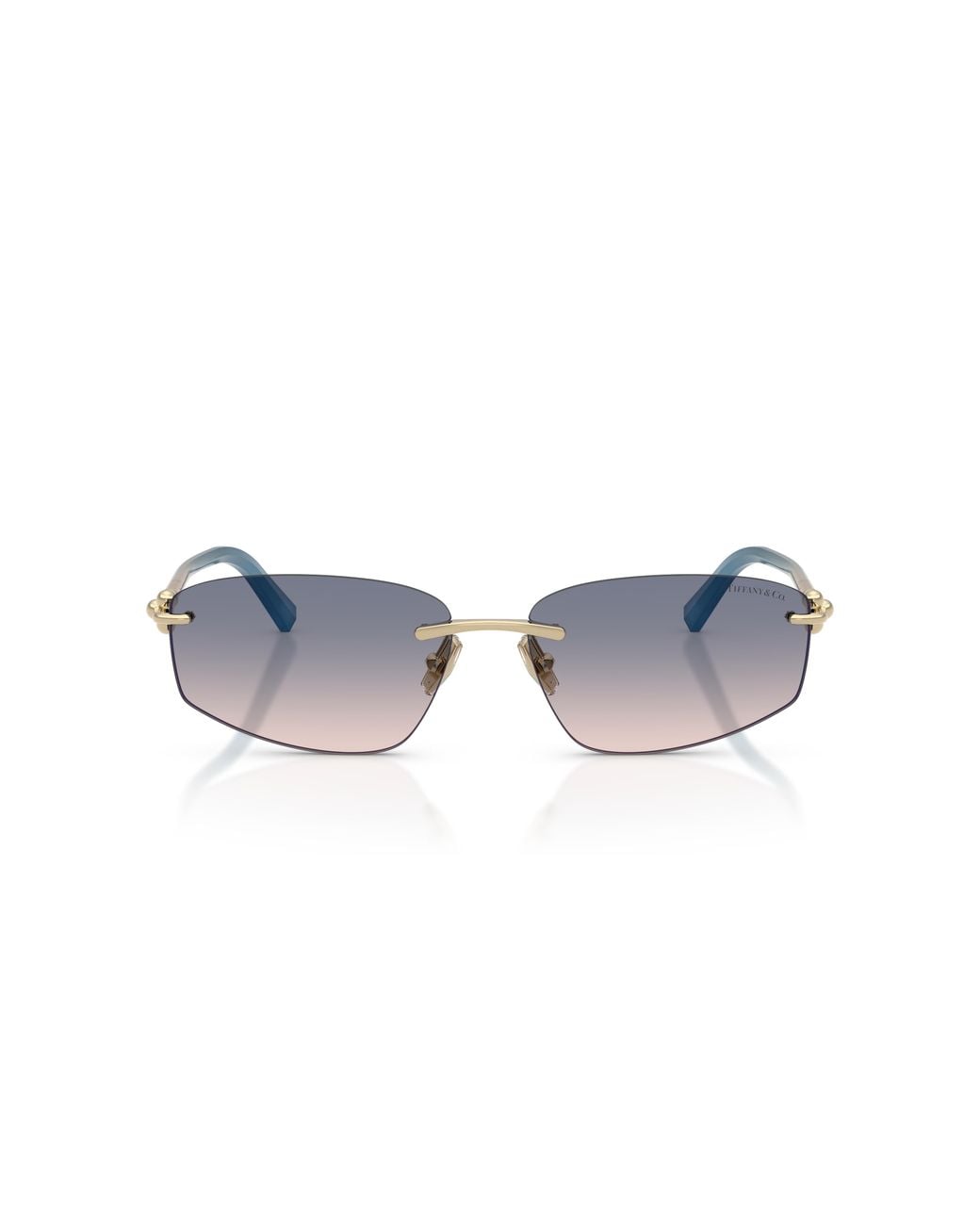 Tiffany & Co Black Tf3114 619116 Sunglasses Metal Geometric Normal Nuanced