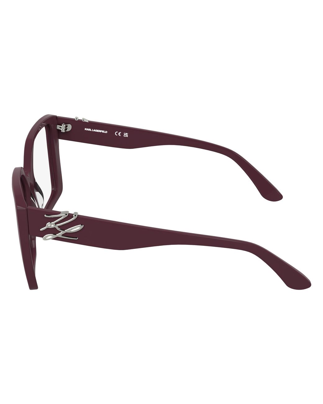 Karl Lagerfeld Black Kl6241 601 Optical Frames Acetate Squared Normal