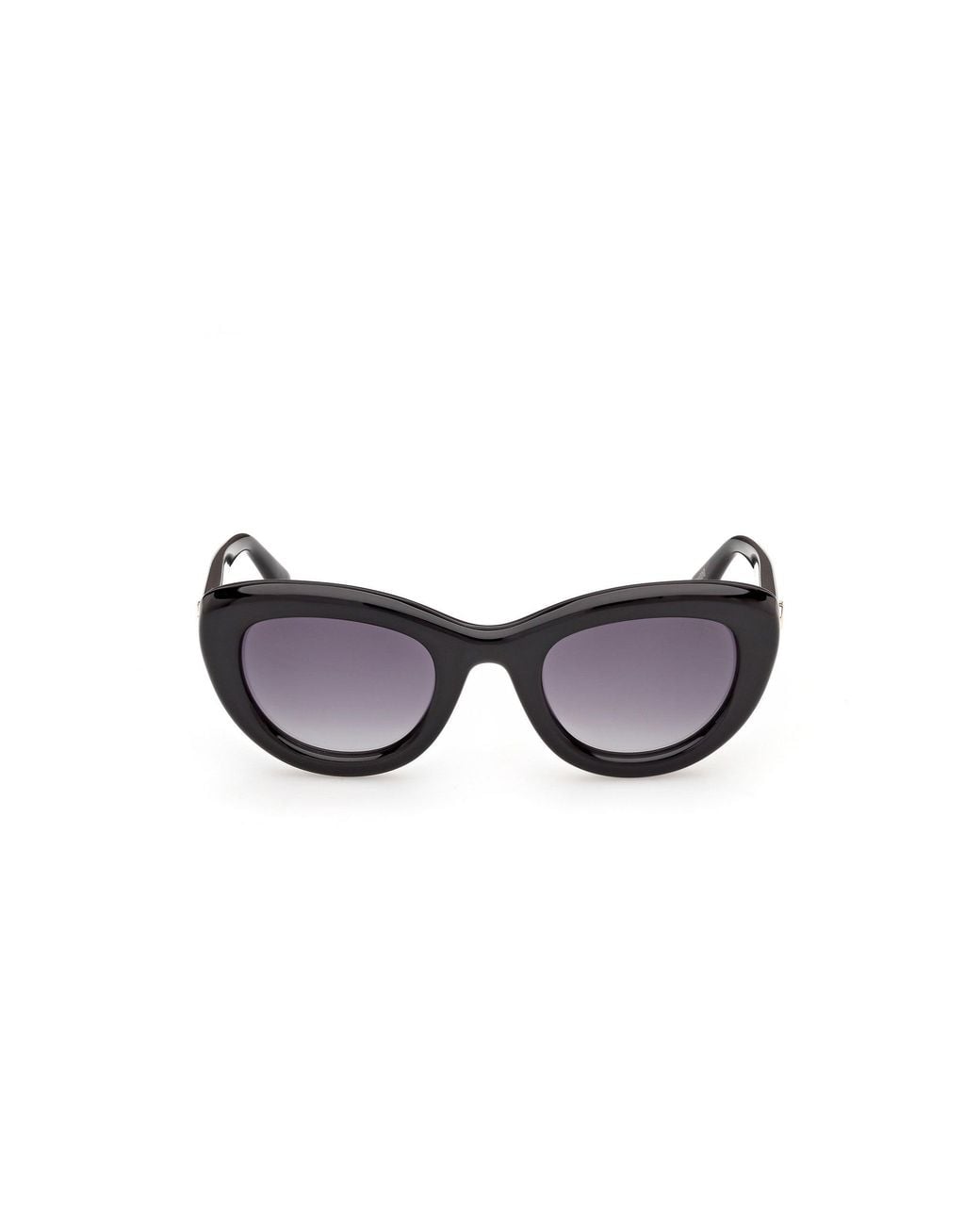Guess Black Gu00352 01B Sunglasses Injected Smoke Cat Eye Normal