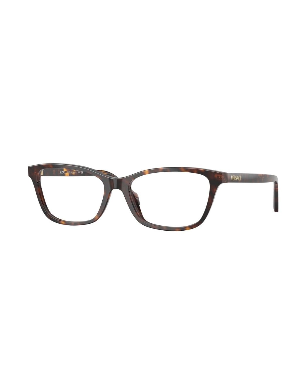 Versace Black Ve3375 5542 Optical Frames Acetate Transparent Cat Eye Normal