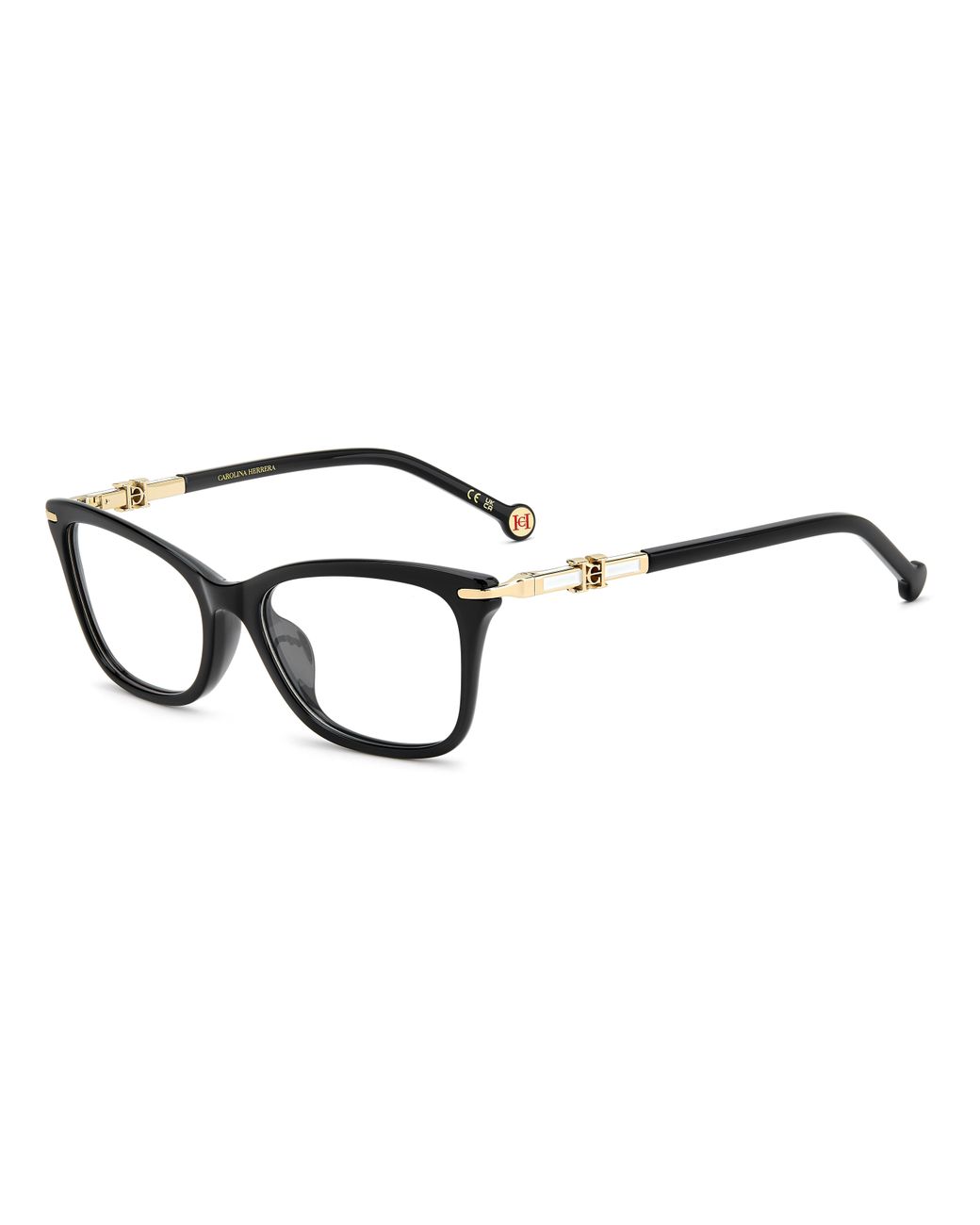 Carolina Herrera Black Her 0423/G 807 Optical Frames Acetate Squared Normal