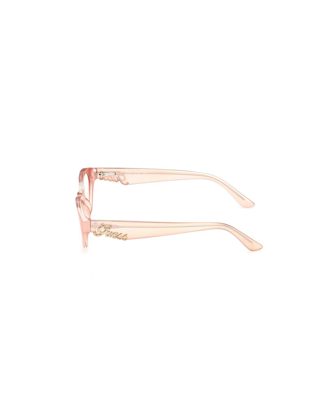 Guess Black Gu50389 74 Optical Frames Injected Cat Eye Normal