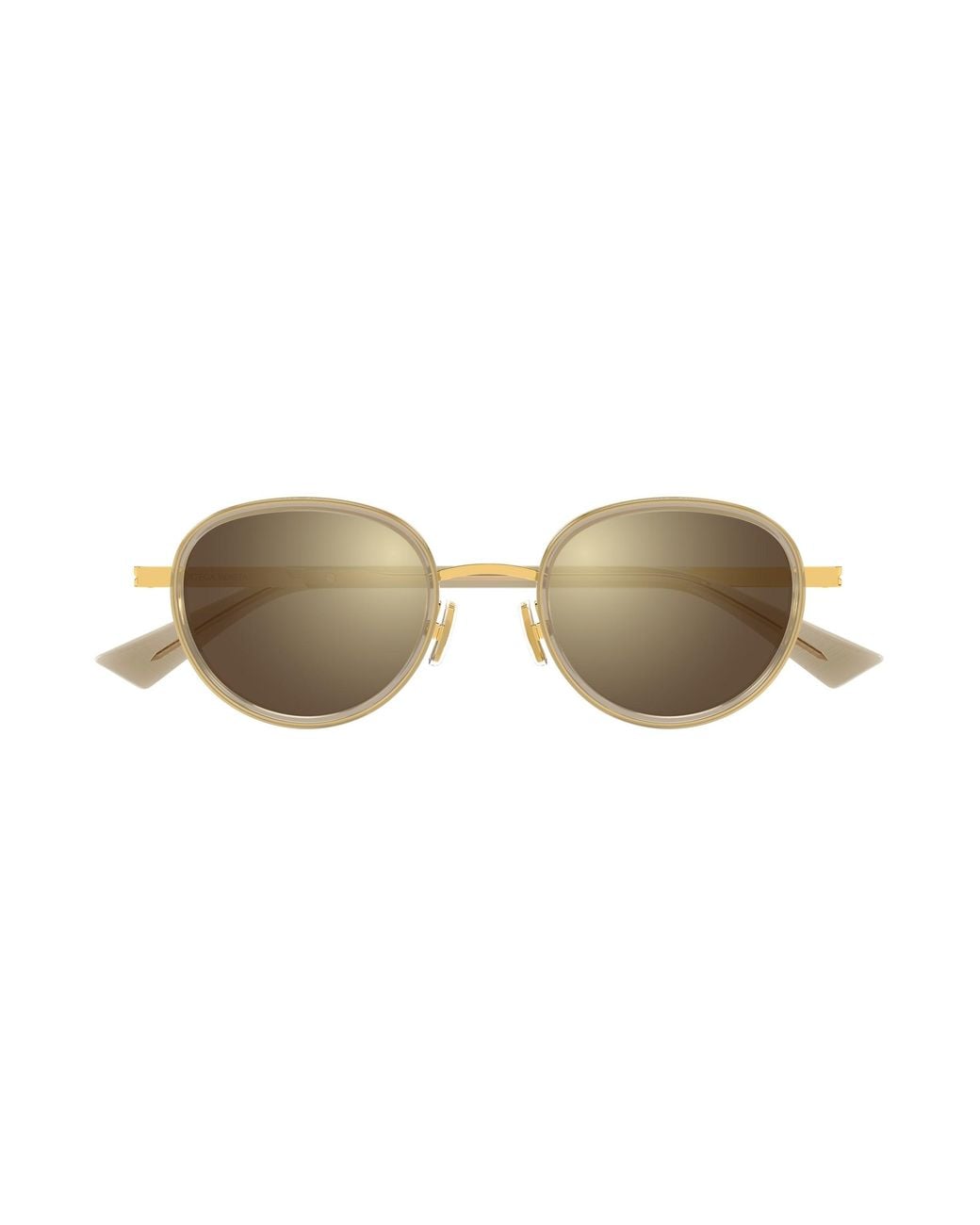 Bottega Veneta Black Bv1372S 003 Sunglasses Acetate Bronze Round