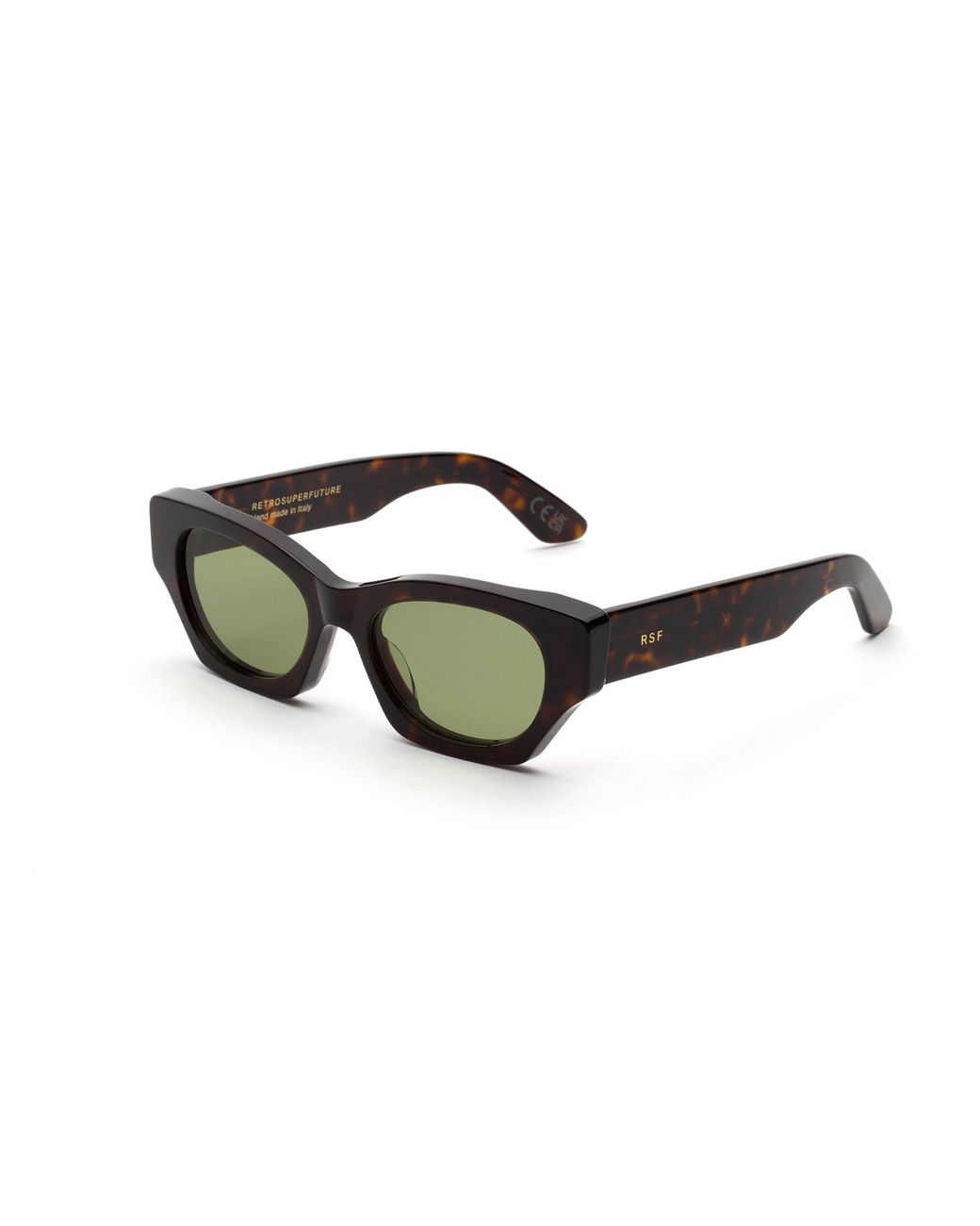 Retrosuperfuture Black Fd0 Tono 3627 Sunglasses Acetate Cat Eye Normal
