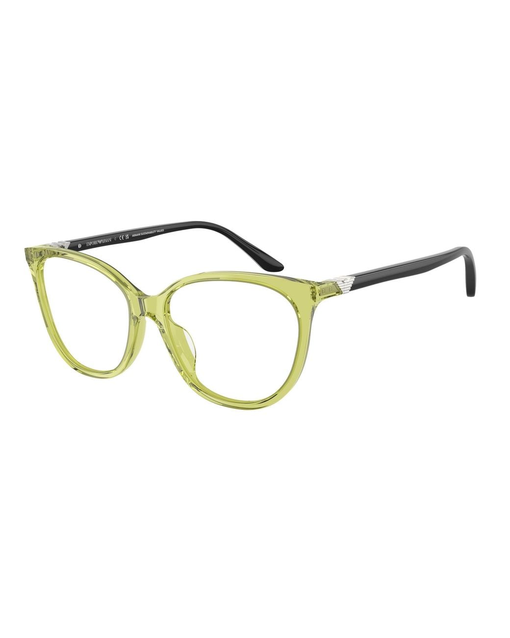 Emporio Armani Black Ea3249U 6199 Optical Frames Acetate Cat Eye Normal