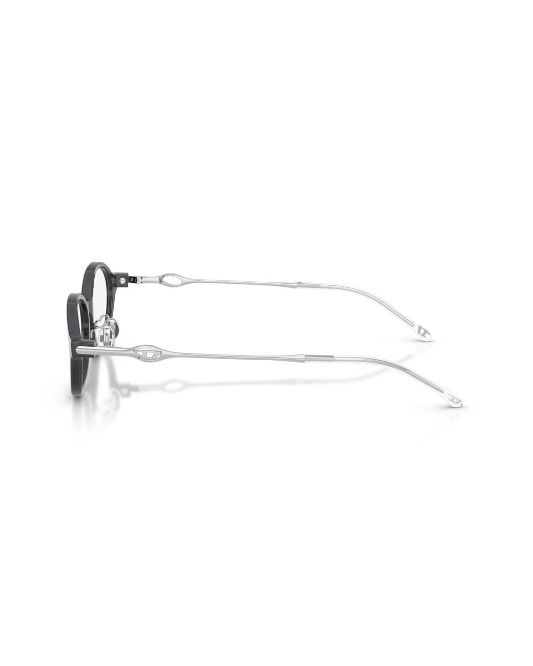 DIESEL Black Dl4030D 2027 Optical Frames Acetate Transparent Round Normal