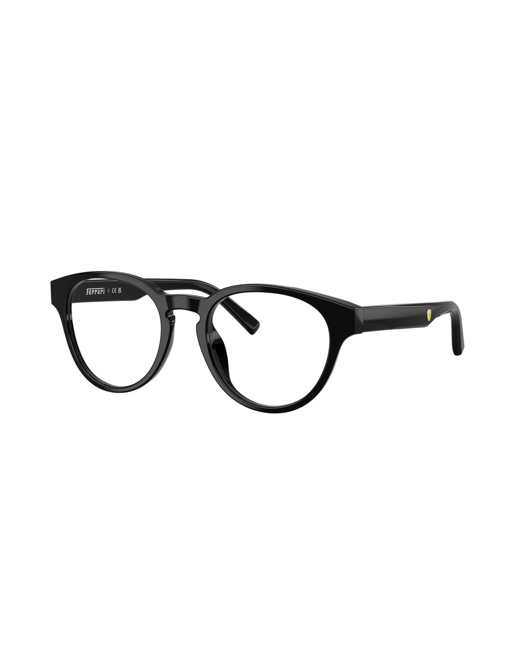FERRARI SCUDERIA Black Fz8022U 701 Optical Frames Acetate Round Normal for men
