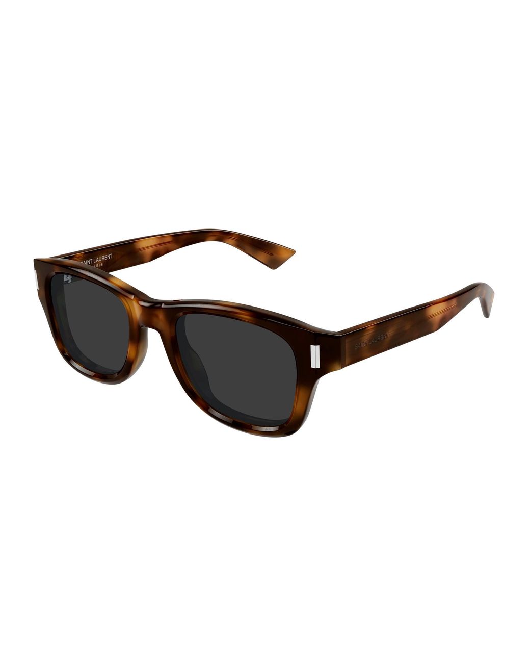 Saint Laurent Black Sl 801 005 Sunglasses Acetate Round for men