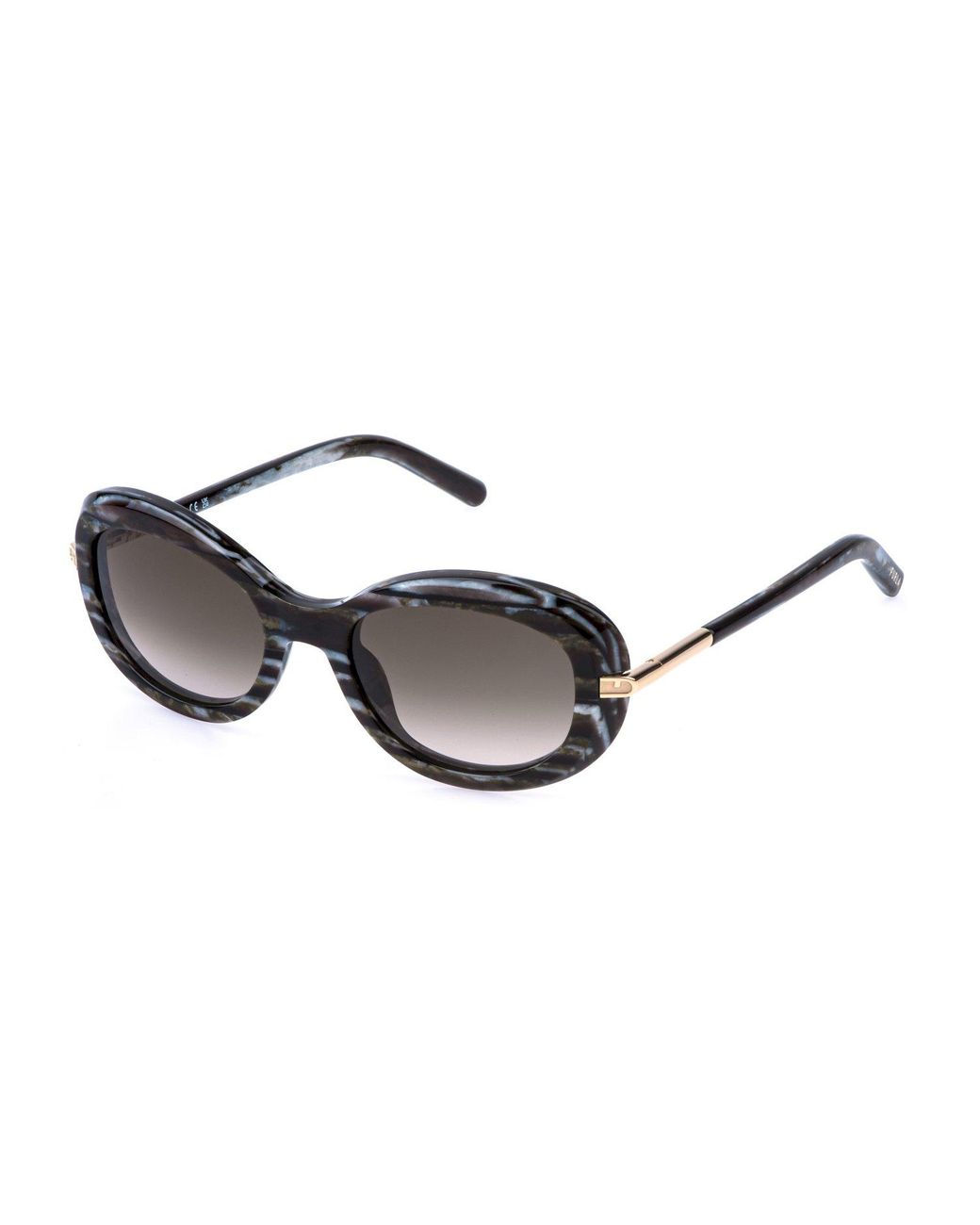 Furla Black Sfu984 0U25 Sunglasses Acetate Geometric Normal Nuanced