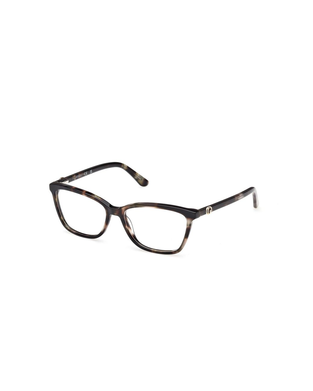 Guess Black Gu50310 098 Optical Frames Acetate Squared Normal