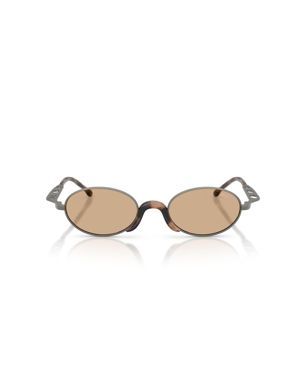 DIESEL Black Dl1023T 1049/8 Sunglasses Titanium Round Normal