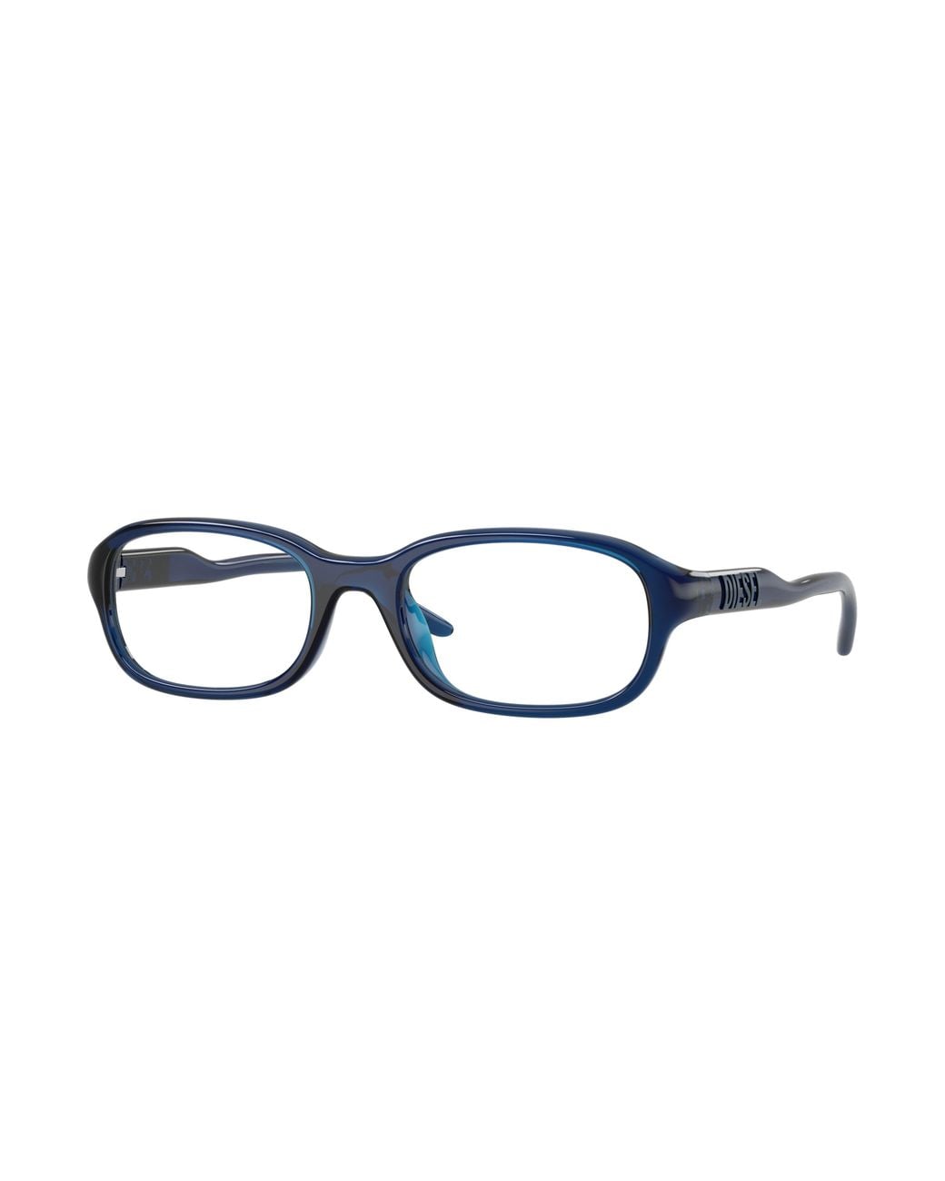 DIESEL Black Dl6015U 2064 Optical Frames Injected Transparent Squared Normal