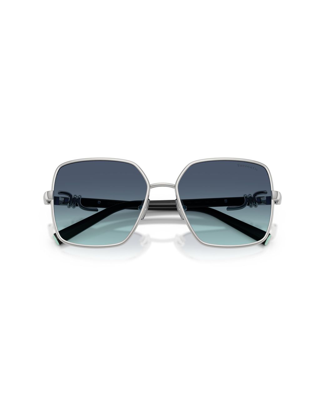Tiffany & Co Black Tf3122 60019S Sunglasses Metal Squared Normal Nuanced