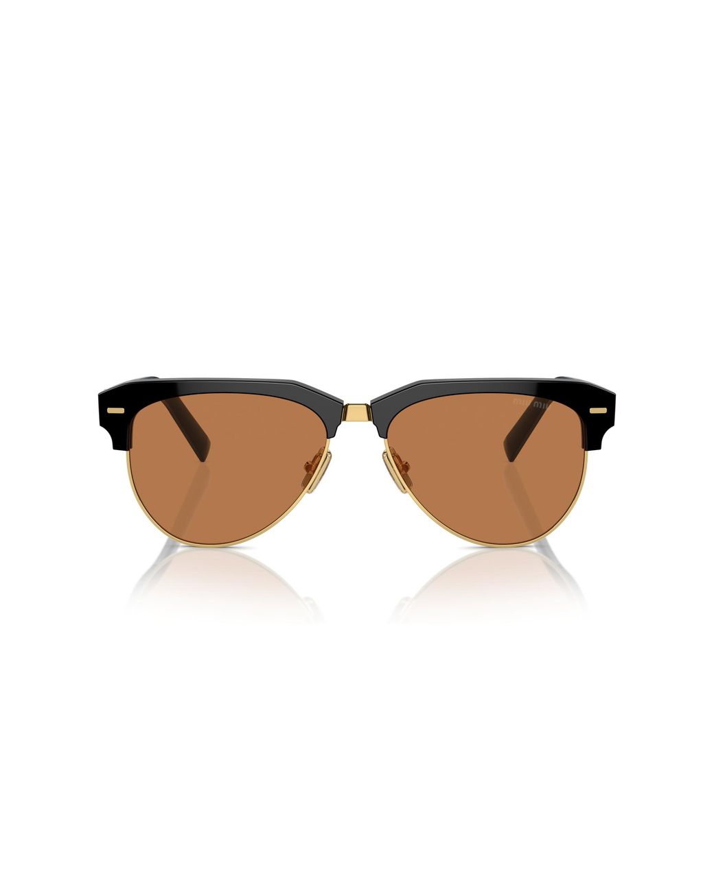 Miu Miu Black Mu 09Zs 1Ab2Z1 Sunglasses Acetate Pilot Normal