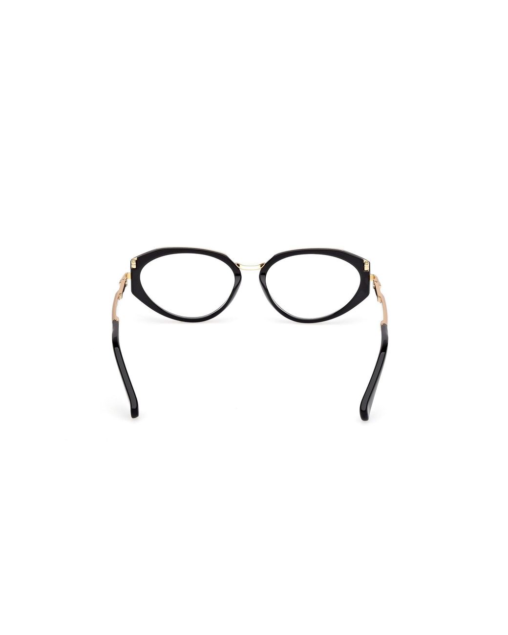 Max Mara Black Mm5185 001 Optical Frames Acetate Cat Eye Normal