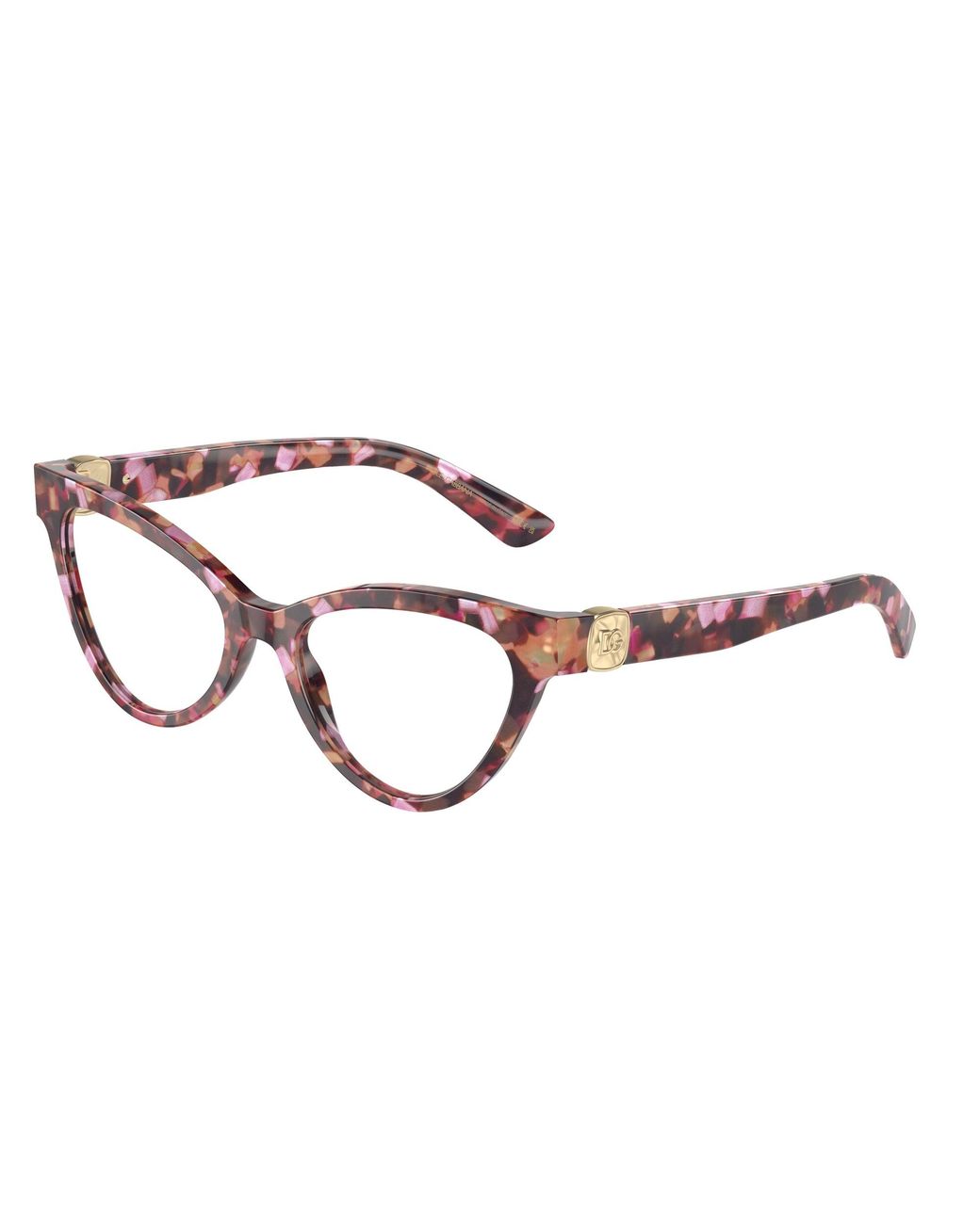Dolce & Gabbana Black Dg3394 3440 Optical Frames Acetate Transparent Cat Eye Normal
