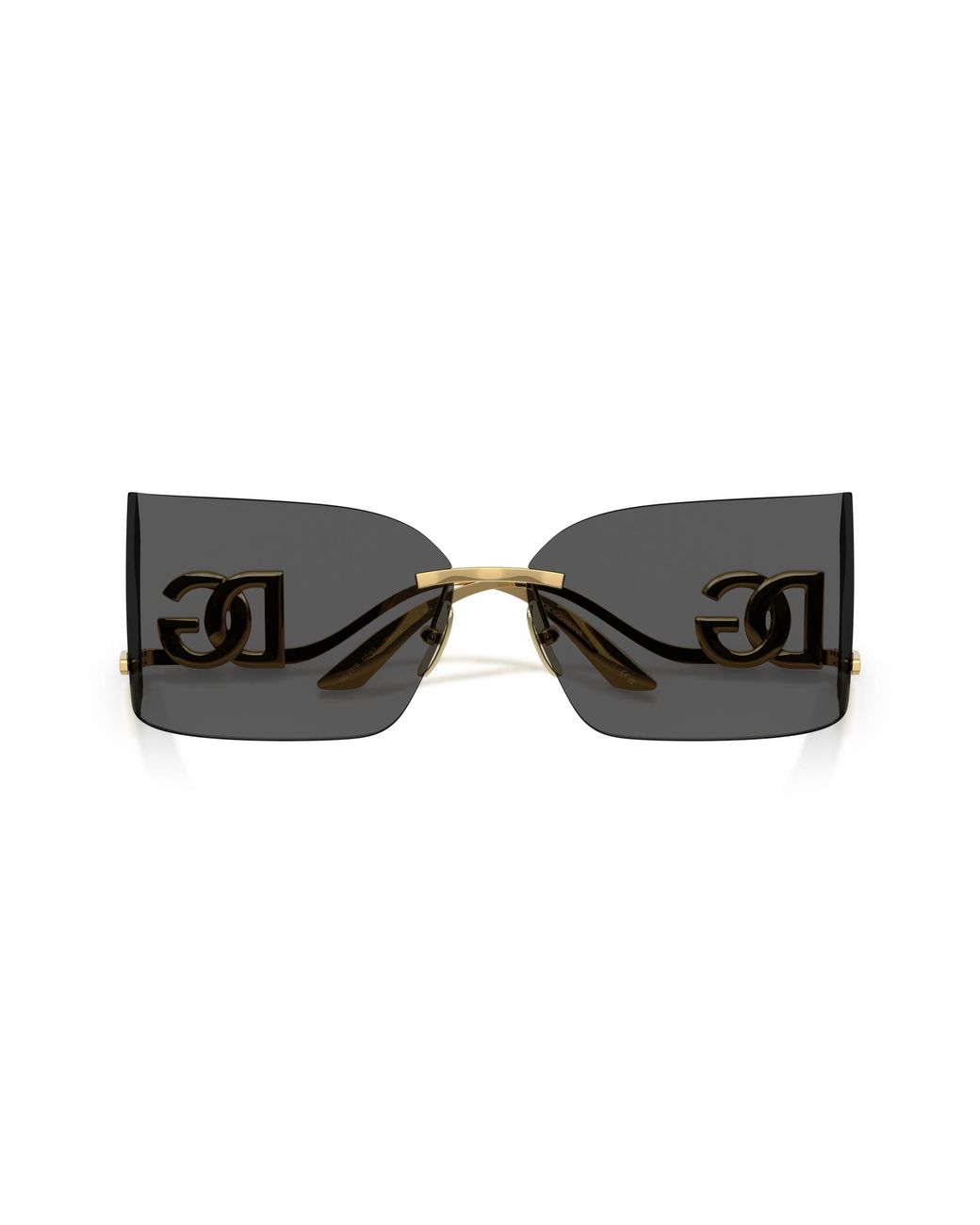 Dolce & Gabbana Black Dg2319 02/87 Sunglasses Metal Squared Normal