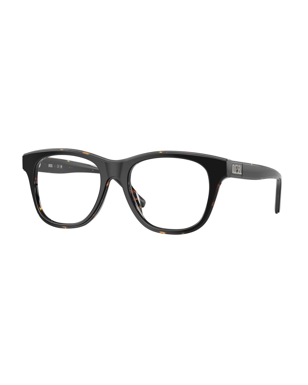 DIESEL Black Dl4026U 2071 Optical Frames Acetate Transparent Squared Normal