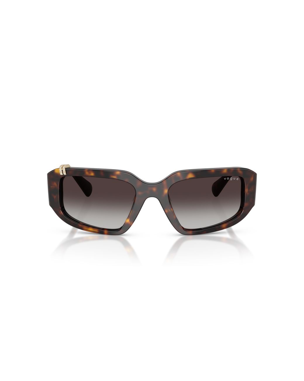 Vogue Eyewear Black Vo5688Sb W6568G Sunglasses Acetate Geometric Normal Nuanced