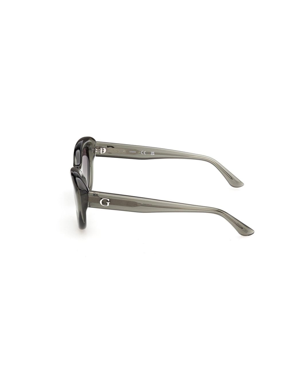 Guess Gray Gu00352 93P Sunglasses Injected Cat Eye Normal