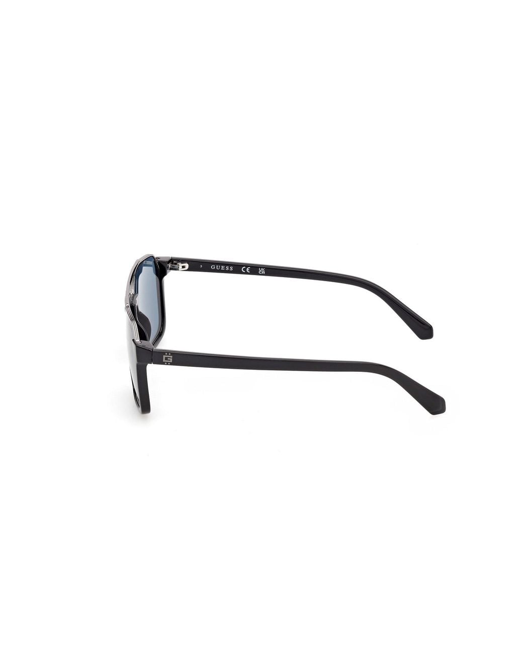 Guess Black Gu00366 01V Sunglasses Injected Squared Normal for men