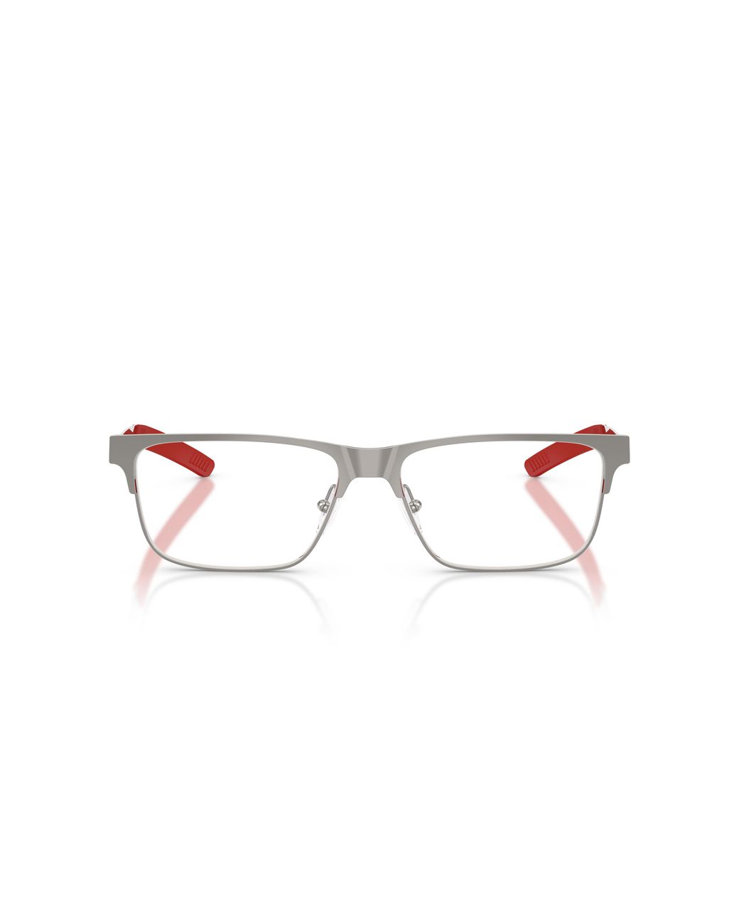 FERRARI SCUDERIA Black Fz7018 104 Optical Frames Metal Transparent Squared Normal for men