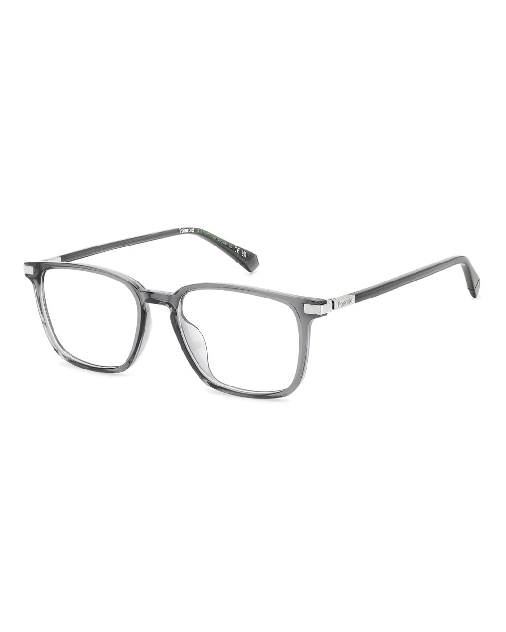 Polaroid Black Pld D523/G Kb7 Optical Frames Bio Polyamide Squared for men