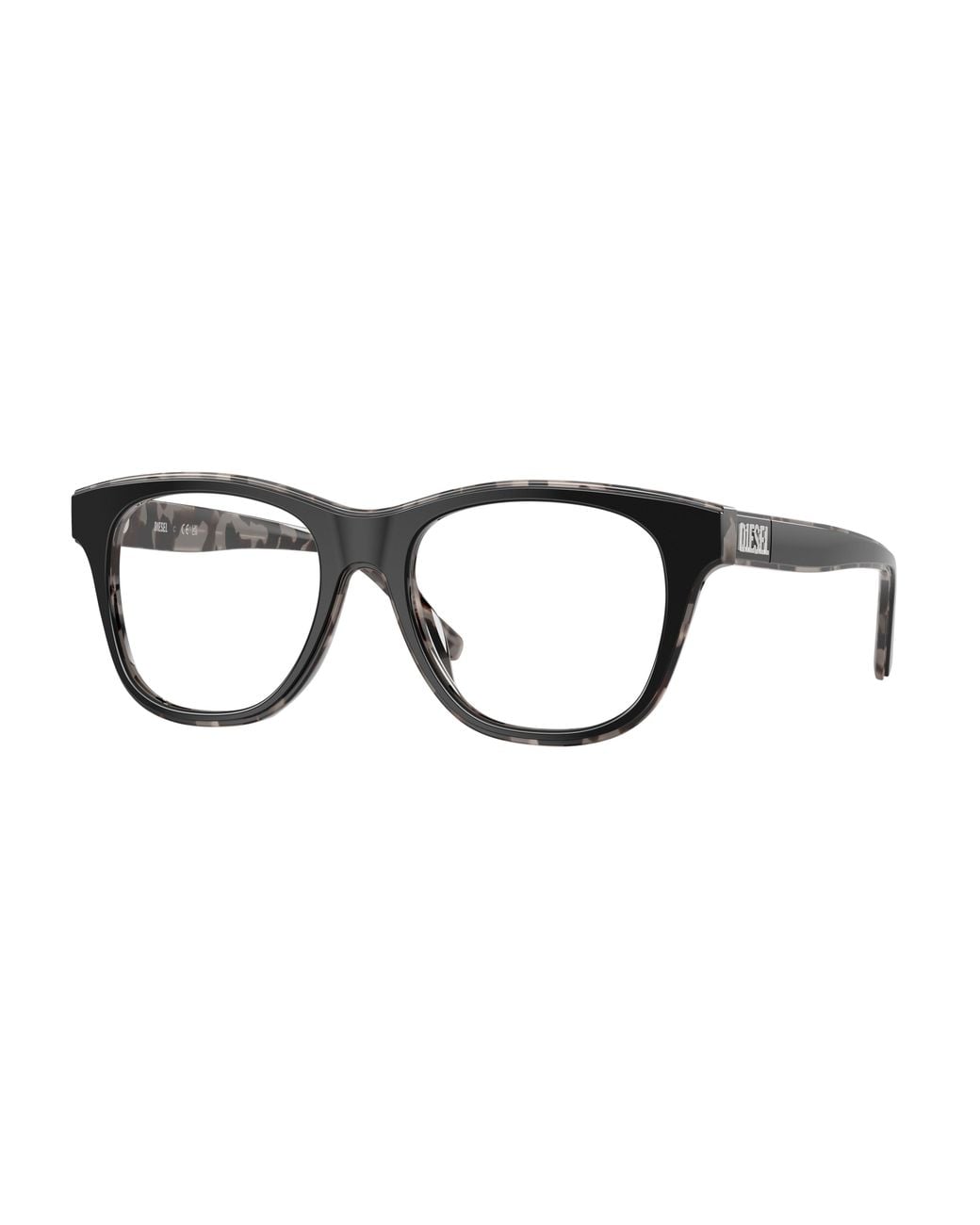 DIESEL Black Dl4026U 2068 Optical Frames Acetate Transparent Squared Normal
