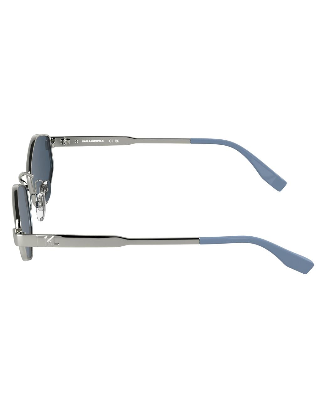Karl Lagerfeld Black Kl365S 040 Sunglasses Metal Cat Eye Normal