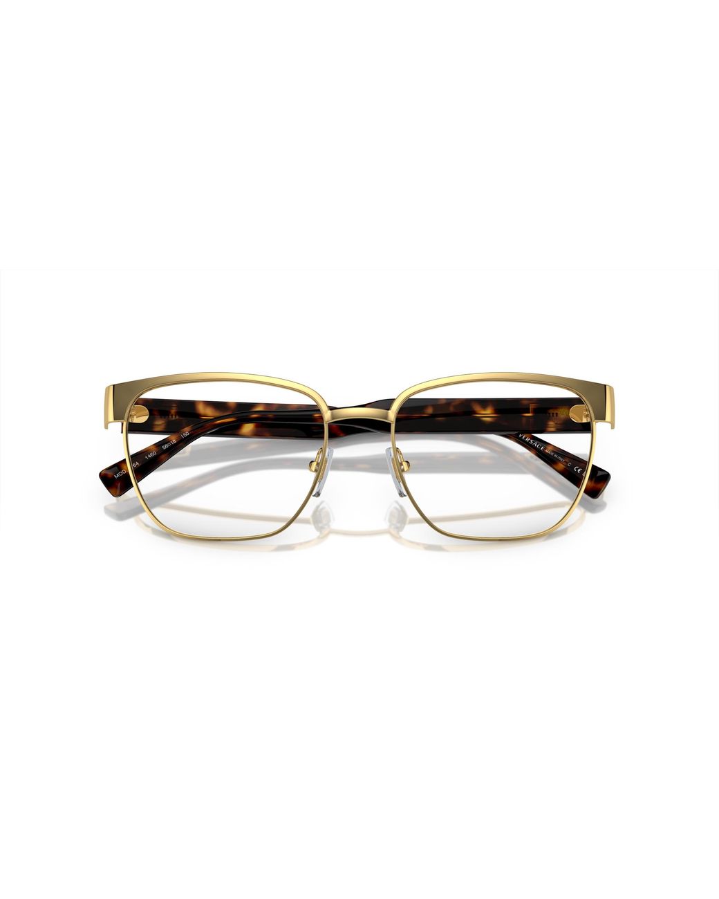 Versace Black Ve1264 1460 Optical Frames Metal Pillow Normal for men