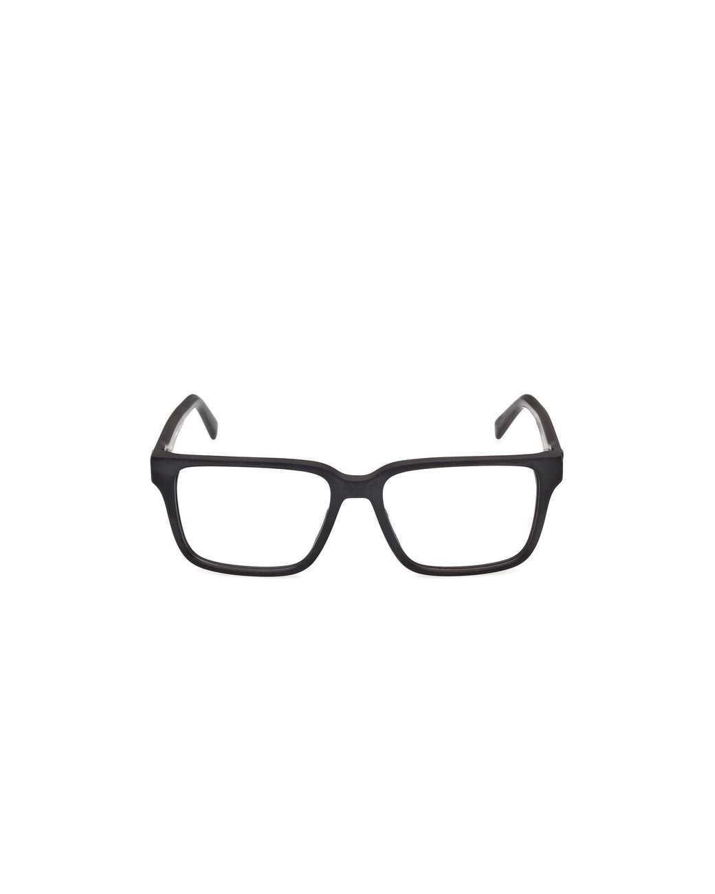 Timberland Black Tb50126 2 Optical Frames Acetate Squared Normal for men