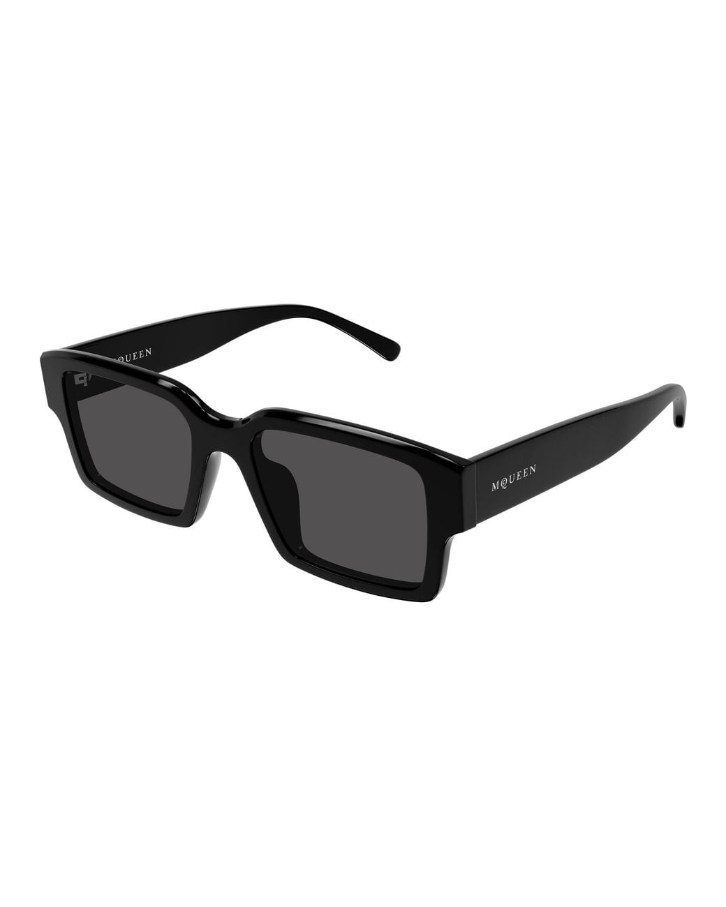McQueen Black Am0579S 001 Sunglasses Acetate Squared for men