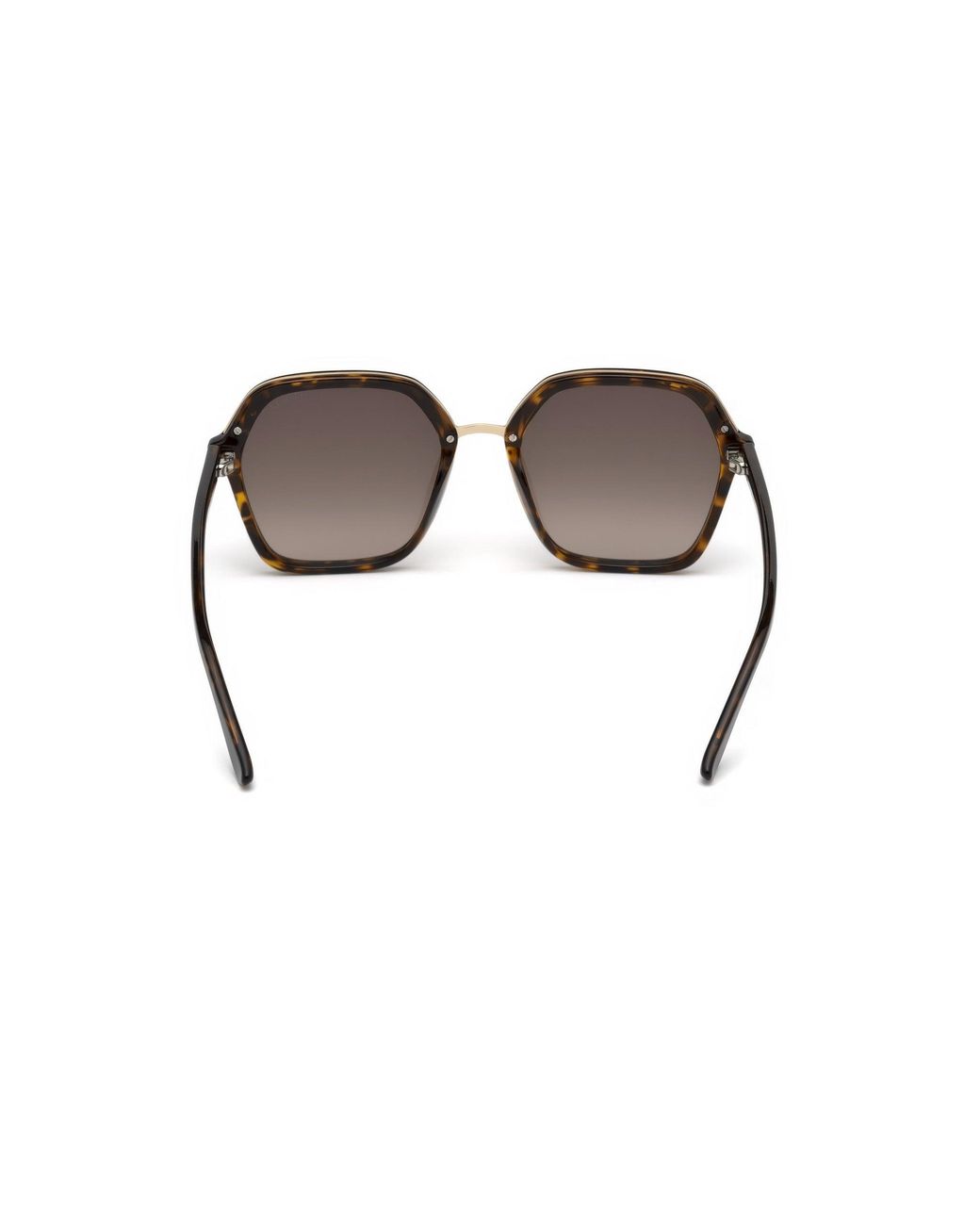 Guess Black Gu7557 52F Sunglasses Injected Geometric Normal Shaded