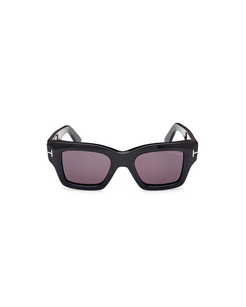 Tom Ford Black Ft1154 Ilias 01A Sunglasses Acetate Smoke Squared Normal for men