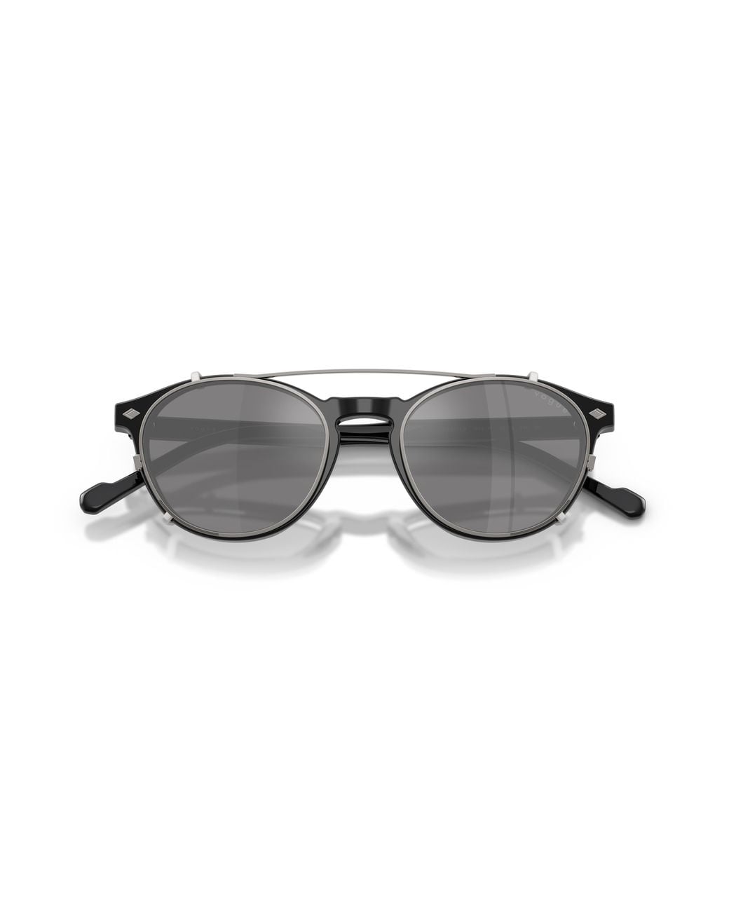 Vogue Eyewear Black Vo5751S W44/1W Sunglasses Acetate Transparent Pantos Normal for men
