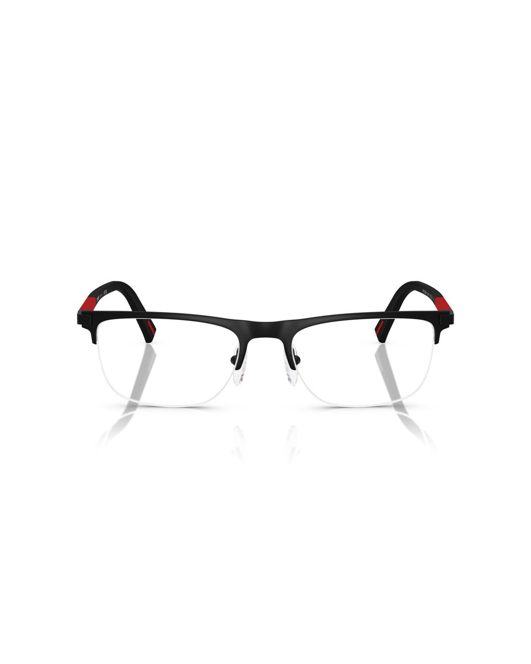 Prada Linea Rossa Black Ps 50Rv 1Bo1O1 Optical Frames Metal Pillow Normal for men